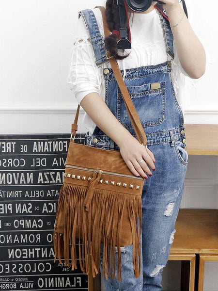 Crossbody Willow Tassel Casual wild Shoulder Bag