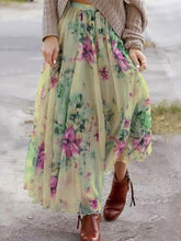 Load image into Gallery viewer, Bohemia Floral Beach Skirt
