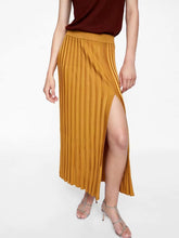 Load image into Gallery viewer, Knit High Waist Split Maxi Skirt
