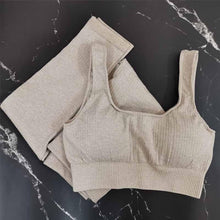 Load image into Gallery viewer, 2 Piece Set Workout Clothes for Women Sports Bra and Leggings Set Sports Wear for Women Gym Clothing Athletic Yoga Set
