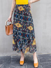 Load image into Gallery viewer, Beautiful Floral-Print Waist Beach Bohemia Skirt Bottoms
