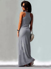 Load image into Gallery viewer, Cat Printed Straps Sleeveless Maxi Dress
