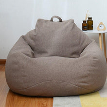 Load image into Gallery viewer, New Large Small Lazy Sofas Cover Chairs without Filler Linen Cloth Lounger Seat Bean Bag Pouf Puff Couch Tatami Living Room

