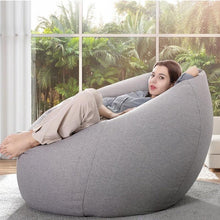 Load image into Gallery viewer, New Large Small Lazy Sofas Cover Chairs without Filler Linen Cloth Lounger Seat Bean Bag Pouf Puff Couch Tatami Living Room
