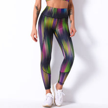 Load image into Gallery viewer, Comfortable breathable digital print yoga pants high waist slim sports leggings
