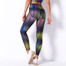 Load image into Gallery viewer, Comfortable breathable digital print yoga pants high waist slim sports leggings
