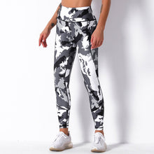 Load image into Gallery viewer, Comfortable breathable digital print yoga pants high waist slim sports leggings
