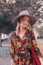 Load image into Gallery viewer, Dress long sleeve printed vintage maxi dress
