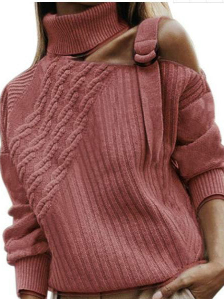 Autumn and Winter Solid Knitwear