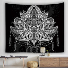 Load image into Gallery viewer, Datura moon sun Bohemian background cloth bedroom home hanging cloth tapestry
