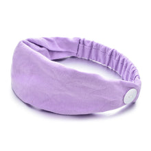 Load image into Gallery viewer, Solid Color Button Mask Hair Band Anti-strangulation Cotton Elastic Yoga Fitness for Men and Women Sports Wash Hair Accessories Can Be Customized
