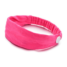 Load image into Gallery viewer, Solid Color Button Mask Hair Band Anti-strangulation Cotton Elastic Yoga Fitness for Men and Women Sports Wash Hair Accessories Can Be Customized
