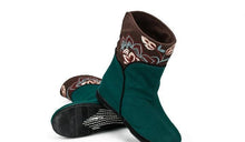 Load image into Gallery viewer, Retro National Style Embroidery Increased Cotton Boots
