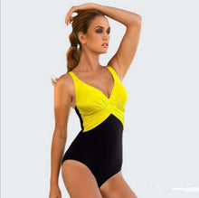 Load image into Gallery viewer, Large Size Ladies One Piece Sexy Swimsuit
