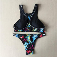 Load image into Gallery viewer, Sexy swimsuit printed Bikini Swimsuit
