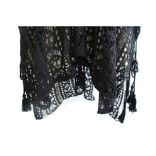 Load image into Gallery viewer, New Knit Hollow Irregular Swimwear Bikini Cover Up
