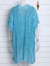 Load image into Gallery viewer, New Knit Hollow Irregular Swimwear Bikini Cover Up
