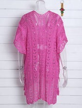 Load image into Gallery viewer, New Knit Hollow Irregular Swimwear Bikini Cover Up
