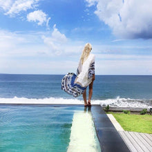 Load image into Gallery viewer, Print Chiffon Swimwear Beach Long Bikini Cover Up
