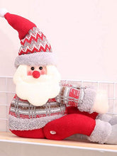 Load image into Gallery viewer, Santa Claus Elk Snowman Doll Curtain Buckle Christmas Decoration
