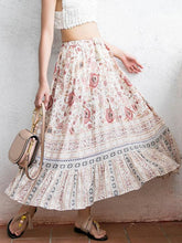 Load image into Gallery viewer, High Waist Print Beach Casual Skirt
