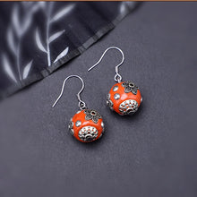 Load image into Gallery viewer, Tibetan-style style earrings, literary temperament, retro simple earrings, women&#39;s autumn and winter
