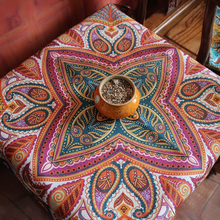 Load image into Gallery viewer, Small cover towel retro Boho style Cotton Linen Tablecloth

