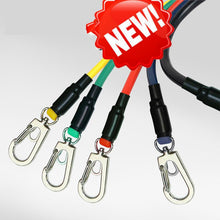 Load image into Gallery viewer, 11-piece pull rope combination pull belt TPE home fitness equipment multifunctional pull rope grip
