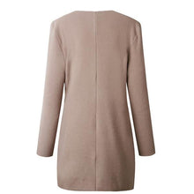 Load image into Gallery viewer, Casual Solid Color V-Neck Long Sleeves Outwear
