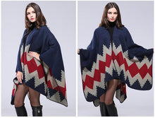 Load image into Gallery viewer, Handmade Seaming Thickening Long Cloak Warm Decorative Shawl Scarf

