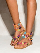 Load image into Gallery viewer, Floral Summer Beach Sandals
