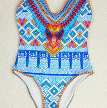 Load image into Gallery viewer, New Ladies One-piece Ethnic Swimwear
