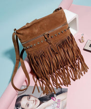 Load image into Gallery viewer, Crossbody Willow Tassel Casual wild Shoulder Bag
