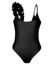 Load image into Gallery viewer, Summer Sexy V Neck Lace Stitching Backless One-piece Swimsuit Bikini
