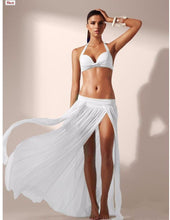 Load image into Gallery viewer, Sexy High Waist Split Net Yarn Beach Maxi Skirt
