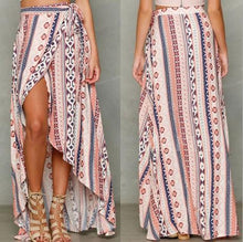 Load image into Gallery viewer, New Bohemia Printing Chiffon Split-side Cover-up Beach Skirt
