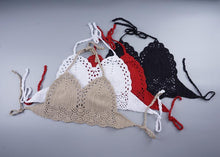 Load image into Gallery viewer, Hand Crocheted Bikini Wrapped In A Hot Spring Split Swimsuit
