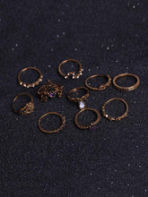 Load image into Gallery viewer, 10Pcs Vintage Crown Rings Accessories

