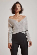 Load image into Gallery viewer, Autumn Sexy Cross V-Neck Sweater
