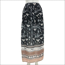 Load image into Gallery viewer, Boho Side Split Beach Bust Skirt
