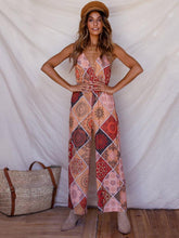 Load image into Gallery viewer, Print Spaghetti Strap Wide Leg Pants Jumpsuit Rompers
