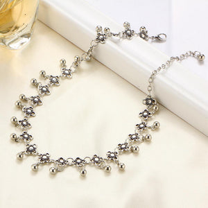 Retro exaggerated crystal alloy plate moon multi-tiered chest clavicle necklace necklace