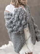 Load image into Gallery viewer, Knit Hollow Long Sleeve Cardigan Outwear Sweater
