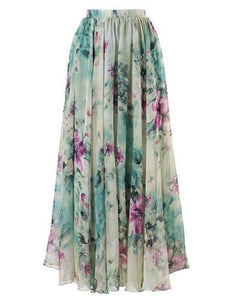 Bohemia Floral Beach Skirt