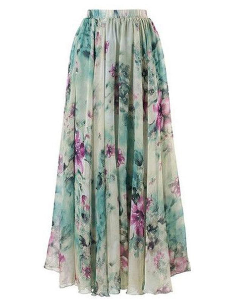 Bohemia Floral Beach Skirt