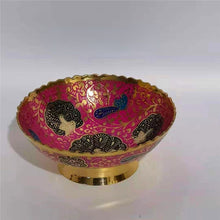 Load image into Gallery viewer, Tibet colorful bowls of candy bowls for fruit bowls and snacks for creative living room ornaments bowls Peacock bowls for Buddha bowls
