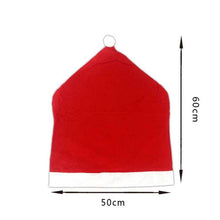 Load image into Gallery viewer, New Santa Red Hat Chair Covers Christmas Decorations Dinner Chair Xmas Cap Chair Backrest Deco Coating Home Decoration
