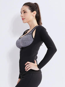 Female Rose Color Sweating Vest Sauna Accelerated Weight Loss