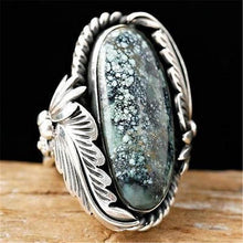 Load image into Gallery viewer, Vintage Natural Stone Boho Floral Rings

