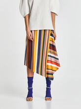 Load image into Gallery viewer, Stripe Irregular Fashion Beach Skirt
